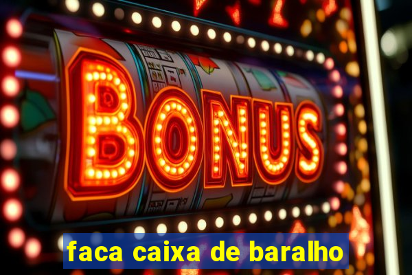 faca caixa de baralho